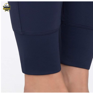 Pantalones ajustados de alta calidad para mujer, Yoga elásticos para pantalones deportivos, pantalones de ajuste Regular para exteriores, pantalones de chándal para correr, servicio OEM - Product Image 2