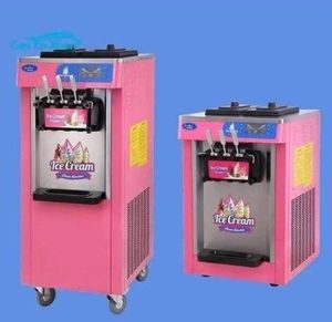เครื่องทำไอศกรีมเชิงพาณิชย์อัตโนมัติ 3 รสชาติ ไอศกรีมซอฟต์เสิร์ฟ ผลิตได้ปริมาณมาก 220V สำหรับธุรกิจผลไม้ รถขายไอศกรีม - Product Image 6