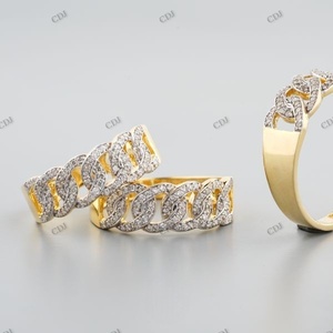 Haute qualité personnalisé bague pour hommes nouveau Design VVS Moissanite luxe styliste Look fait à la main cubain Hip Hop glacé doigt rappeur GRA - Product Image 6