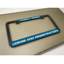 Narrow Top <b>LED</b> Metal License Plate Frames Car Plastic <b>Number</b> Plate Holder Cover - Product Image 2