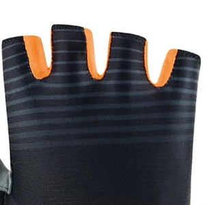 Gants de vélo demi-doigts personnalisés les plus vendus - Néoprène/Cuir/Polyester Écologiques et lavables Toutes les couleurs disponibles - Product Image 4