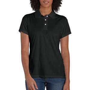 Custom US Size 100% Poliéster Mujer Sport Cool DRI Polo Camisa Humedad Wicking Performance Polo - Product Image 5