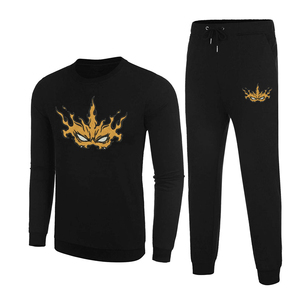 Wholesale Slim Fit <b>Pullover</b> <b>Men</b> Street Sweatsuits Plus Size Outdoor Sport <b>Men</b> Sportswear Sweatsuits in Low MOQ - Product Image 5