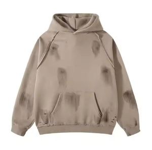 Sweat à capuche unique en coton noir pour hommes sweats à capuche coupe régulière pour hommes sweats lavés à l'acide sweats à capuche de haute qualité sur mesure - Product Image 1