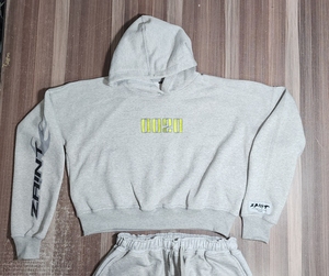 Ensemble survêtement de jogging personnalisé unisexe en coton polaire lourd à capuche jogging ensemble sweat à capuche et pantalon de survêtement survêtements pour hommes - Product Image 3