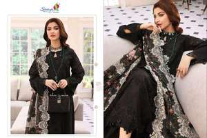 ชุดอินเดียผ้าฝ้าย cambric ที่สวยงามด้วยการปักลายทำงาน salwar kameez กับ dupatta แฟชั่นผู้หญิงผู้ผลิตจากอินเดีย - Product Image 2