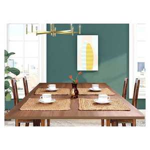 Juego ecológico de fabricante de confianza 4 manteles individuales trenzados de yute 100% estilo sólido tradicional personalizable para el hogar interior - Product Image 4