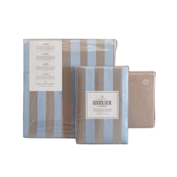 Sac d'emballage pour literie en PVC transparent à soufflets sur 3 côtés, pochette de luxe pour draps et linge de lit avec rabat auto-adhésif réutilisable
