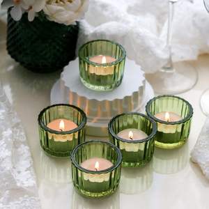 Bougie chauffe-plat en verre imprimé personnalisée de couleur écologique pour Noël par MS Handicraft - Product Image 1