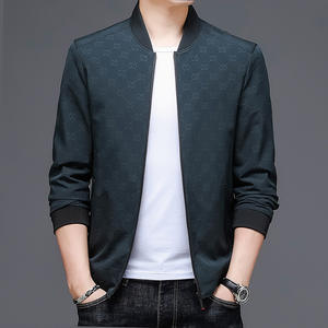 OEM Design de logo personnalisé 2024 Nouveau style de veste décontractée mince à col montant pour le printemps et l'automne pour hommes - Product Image 3
