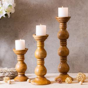 Handmade Wooden <b>Candle</b> Stand by Antique Creations - Product Image 2