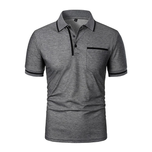 Custom Logo Sublimation <b>Tshirt</b> Knit Short Sleeves Quick Dry Polyester Men <b>Plain</b> Work Golf Polo Shirt Solid Color Polo Shirt - Product Image 3