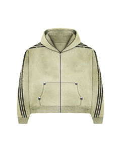 Conjunto Deportivo para Hombre 2026, Sudadera con Capucha de Felpa Francesa de Algodón con Estampado, Pantalones Acampanados con Paneles, Estilo Urbano, Lavado Ácido, Transpirable - Product Image 2