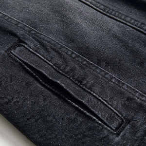 Vestes en jean vintage pour hommes sur mesure, formelles et décontractées, fabriquées au Pakistan pour la saison hivernale avec décoration boutonnée - Product Image 6