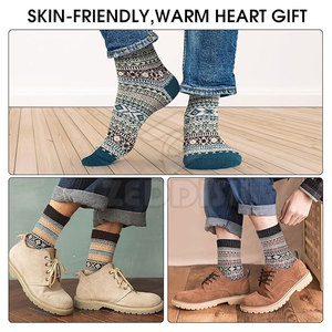 Calcetines de Punto Casuales Ligeros de Lana 100% Transpirables de Secado Rápido con Longitud Ajustable para Hombre y Mujer de Alta Calidad con Logotipo Personalizado - Product Image 5