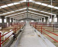 Establo Prefabricado de Acero Fácil de Instalar para Cabras, Ovejas y Ganado, para Granjas de Cría de Ovejas