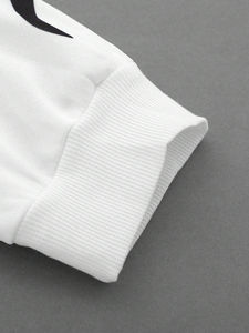 Sudadera de cuello redondo para hombre, tejido de algodón y felpa, suave y cómoda, manga larga, ideal como sudadera con capucha para el gimnasio, uso diario, moda casual. - Product Image 2