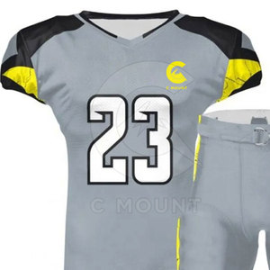 Cómodo uniforme de fútbol americano de manga corta logotipo personalizado bajo MOQ ropa deportiva transpirable - Product Image 6