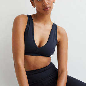 Soutien-gorge de sport sans couture personnalisé pour femme, dos nu sexy, push-up, idéal pour le fitness, le yoga et la gym, respirant - Product Image 2