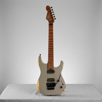 Guitare électrique SBS VS260 avec manche en érable torréfié, corps en aulne massif, micros H-H polis, tremolo verrouillable Floyd Rose, 22 frettes Jumbo nickelées
