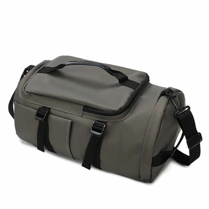 กระเป๋าไนลอนกันน้ำพร้อมช่องเก็บรองเท้าสำหรับใช้เดินทางใช้ได้ทั้งชายและหญิงทนทานต่อสัปดาห์โลโก้ตามสั่งแนววินเทจ - Product Image 2