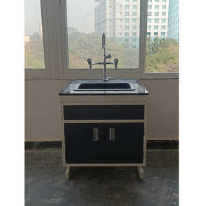 Cao cấp chất lượng trường học phòng thí nghiệm đồ nội thất Epoxy sơn tĩnh điện hiện đại <span class=keywords><strong>Modular</strong></span> phòng thí nghiệm đảo/băng ghế dự bị cho hội thảo từ Ấn Độ - Product Image 4