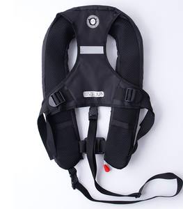 سترة بحرية محمولة للبيع بالجملة سترة نجاة قابلة للنفخ أوتوماتيكية مقاومة للماء 150N - Product Image 4