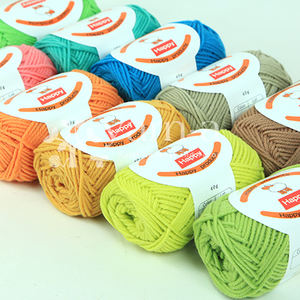 YARNA Happy Wool (40g) Hilo de Color Pastel Suave, Hilo de Moda Colorido para Primavera, Tejido Lujoso, Cálido y Suave, Ovillo Compacto, Color Intenso y Cálido - Product Image 2