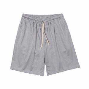Vente en gros de shorts sportifs décontractés 100% coton pour hommes, couleur unie, imprimés sur mesure pour Fitness Beach Basketball Respirant Mesh Pants - Product Image 6