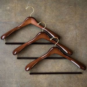 MOTH USERS <b>COAT</b> HOT SELLING WHOLESALE <b>WOODEN</b> <b>HANGERS</b> for Displaying Clothes Bags in Kitchen Wardrobe or Bathroom - Product Image 3