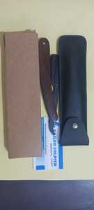 มีดโกนหนวดร้านตัดผมของผู้ชายมีดโกนหนวดแบบเปียกตรงฉลากส่วนตัว - Product Image 2