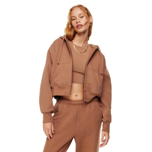 Sudadera con Capucha para Mujer, Mezcla de Algodón, con Bolsillo, Lisa, Personaliza Tu Propio Diseño - Product Image 2