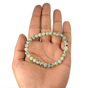 Bracelet en cristal de pierre de lune kiwi, pierre précieuse naturelle pour l'équilibre et l'intuition - Product Image 6
