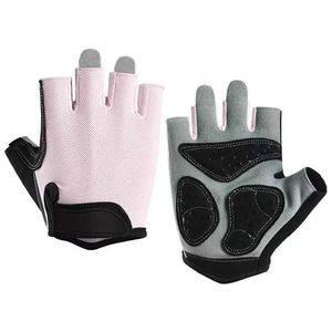 Gants de fitness en polyester personnalisés, extensibles, à prix abordable, gants de fitness à demi-doigts - Product Image 3