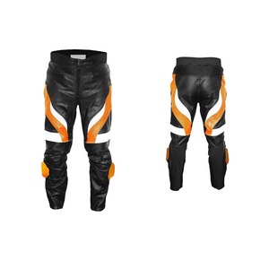 Nueva ropa de moto de cuero con estilo para la venta/Venta caliente de moda último diseño de pantalones de cuero para los hombres - Product Image 4