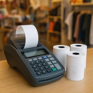 50 rollos de papel térmico de alta calidad aprobados, papel de caja registradora resistente de 57x30m en paquetes de 10/50/100/200 - Product Image 3