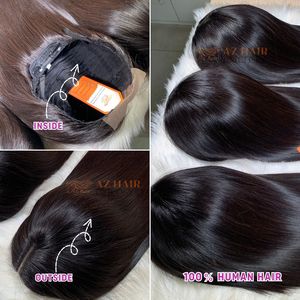 Perruque AZ HAIR Wig107, cheveux Remy de la plus haute qualité, lisses comme des baguettes, perruques en cheveux humains pour femmes noires, couleur personnalisable, extensions de cheveux vietnamiennes - Product Image 6