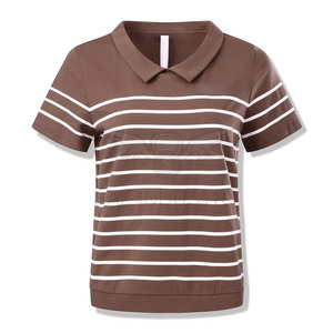 T-shirt personnalisé 100% Polyester 2023 décontracté pour femme, Polo brodé, nouvelle collection - Product Image 5