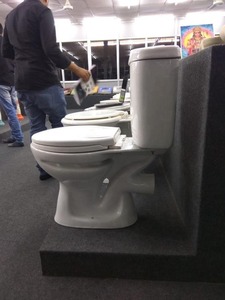 OEM Export Quality Ceramic Two Piece Water Closet Asian Pan Toilet Washdown WC for Bathroom India - Product Image 4