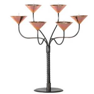 Chandelier en fer forgé à 5 bras en cristal avec décorations de mariage élégantes idées cadeaux de retour - Product Image 5