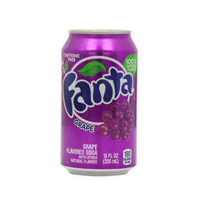Fanta US Grape Soda authentique, 12x355ml, canettes, saveur raisin américaine importée, sans caféine, boisson gazeuse, vente en gros, approvisionnement en vrac - Product Image 2