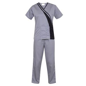 Personalizado Hombres Mujeres Médico Enfermería Clínica Uniforme Hospital Scrub Set Uniforme 2PCs Pantalones Set Con Logotipo Personalizado - Product Image 5