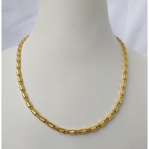 Handmade Gold-Plated Brass Necklaces with Link <b>Chain</b> Unisex Religious Style - Product Image 2