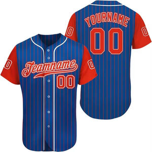 Maillots de baseball et de softball vierges en gros, confortables à porter, logo personnalisé, impression régulière, service OEM - Product Image 4