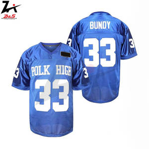 Numéro d'équipe personnalisé Logo Design Maillot de football américain Maille respirante Uniforme sublimé Vêtements de qualité supérieure - Product Image 6