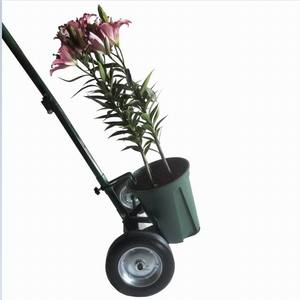 Лидер продаж, складная тележка для садовой тележки с низким уровнем минимального качества, устройство для посадки в горшках со стальной подставкой для растений, конструкция платформы с ментальными колесами - Product Image 3
