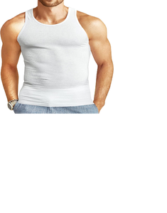 Débardeurs pour hommes en coton extensible uni avec logo personnalisé, imprimés, pour la salle de sport, le fitness, le sport - Product Image 3