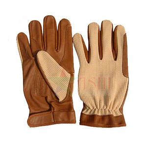 Gants d'équitation d'hiver professionnels légers 2026 Nouveau design Cuir Imperméable Doigts complets Unisexe - Product Image 1