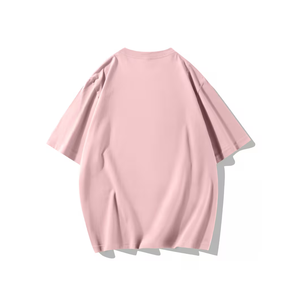 Plain Heavy Weight Oversized Drop Shoulder T Shirts Custom Print Men's Breathable 220GSM Cotton T Shirt High Quality - Product Image 2