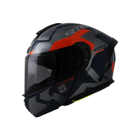 Casque élégant ASTONE RT6 à visière relevable, bleu brillant argenté, nouveau matériau ABS avec garantie d'un an pour les motards XS-XXL